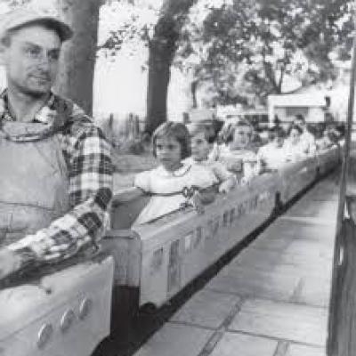 John Dryfuss And Kids 1954